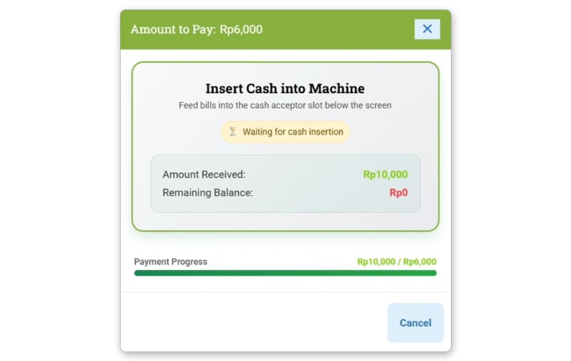 Cash Payment Accuracy More accurate cash payments